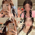 Double Ponytails Bow Hair Accessory