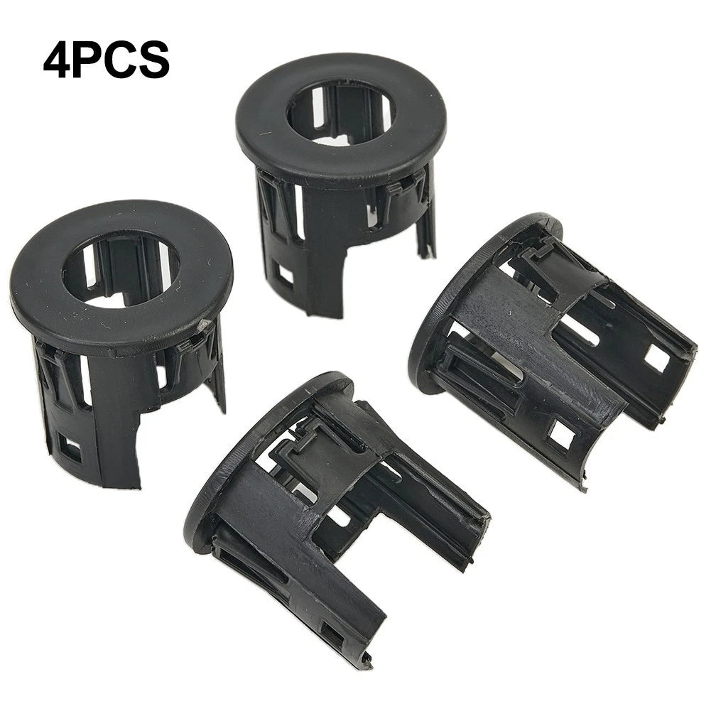 Brand New Parking Assist Sensor Bezels Parts Abs Accessories Black