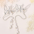 Metal Butterfly Hairpin with Tassel