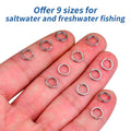 Stainless Steel Fishhook Connector Nine Sizes