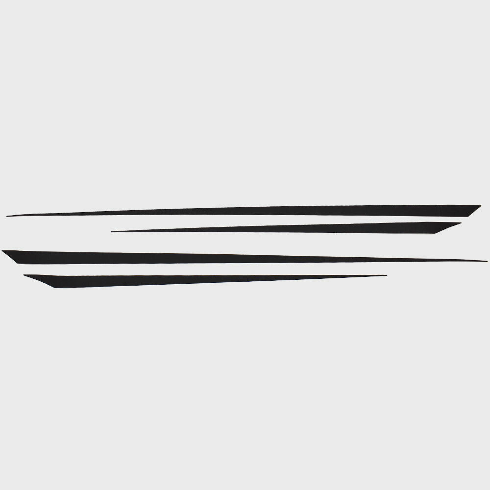 Chaparral Boat Deck Graphic Decals 14.02619 | H2O Surf Black (4 PC) by Chaparral