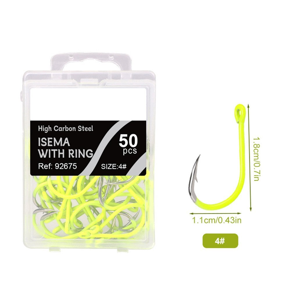 High Carbon Steel Barbed Hooks for Carp
