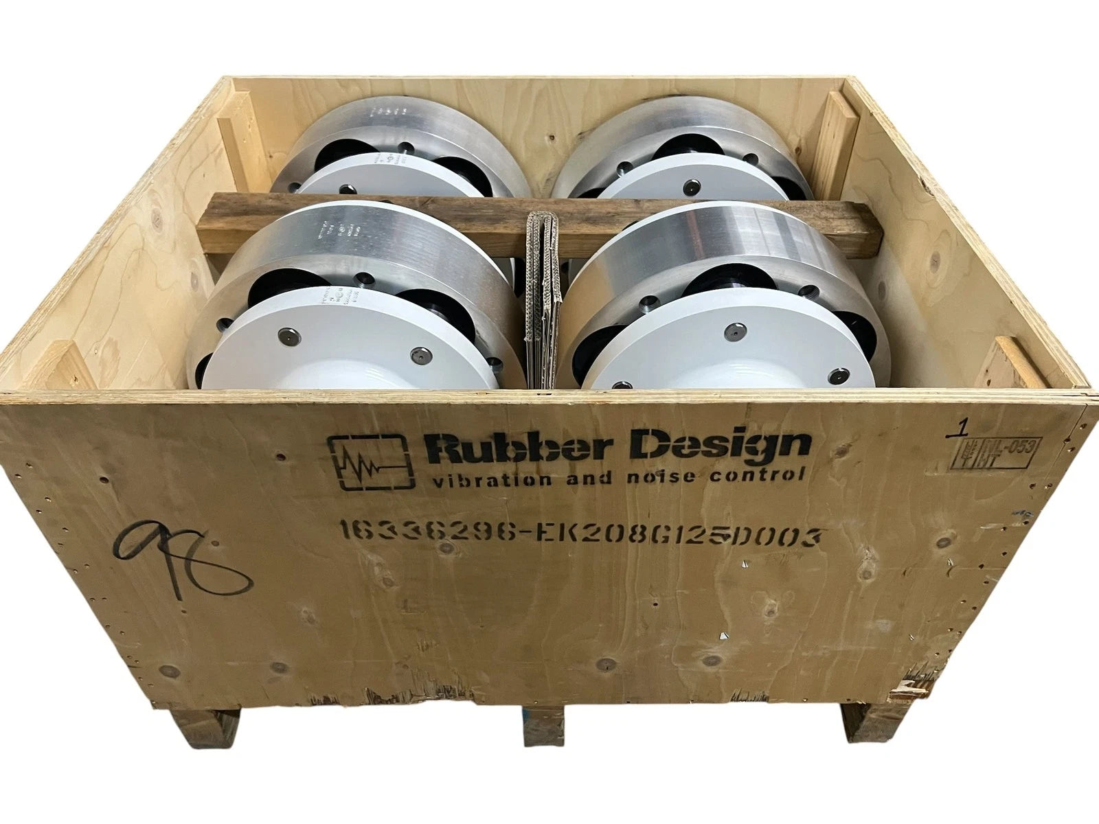 Rubber Design Erd 208 Type Twin Marine Coupling Assembly, Erd Series,