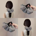 Hair Scrunchies Polka Dot Lace Design