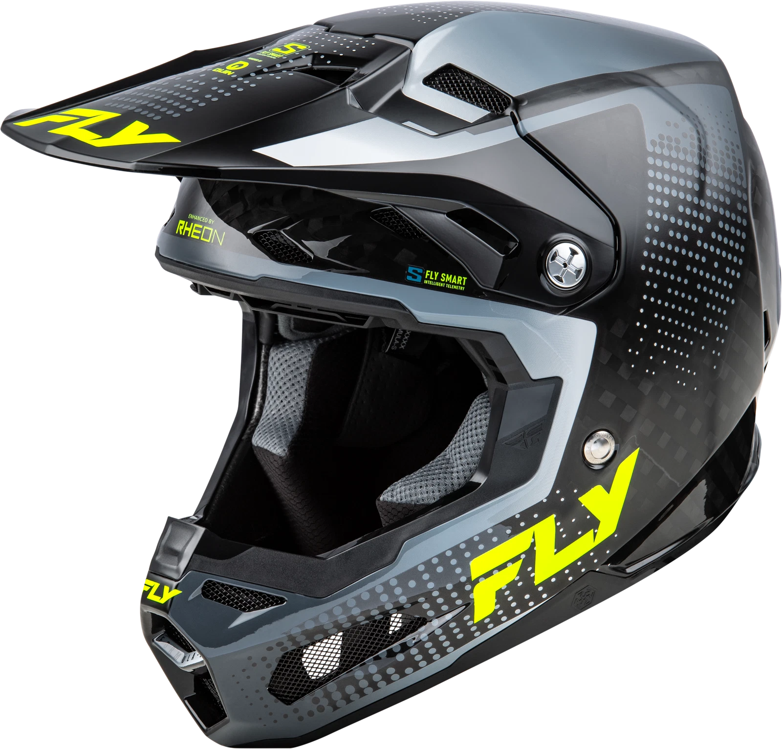 Fly Racing Yth Formula S Carbon Protocol Offroad Youth Full-face