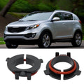 Headlight Bulb Adapter Black For Kia Holder Parts Replacement Replaces