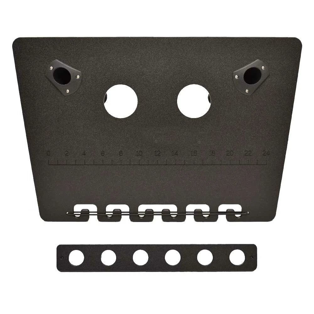 Viaggio Boat Rod Rack 12163-36 | 31 5/8 X 20 1/2 Black Starboard