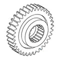 Gear 138764c2 Fits Case Ih 706 756 766 786 806 826 856 886 966 986