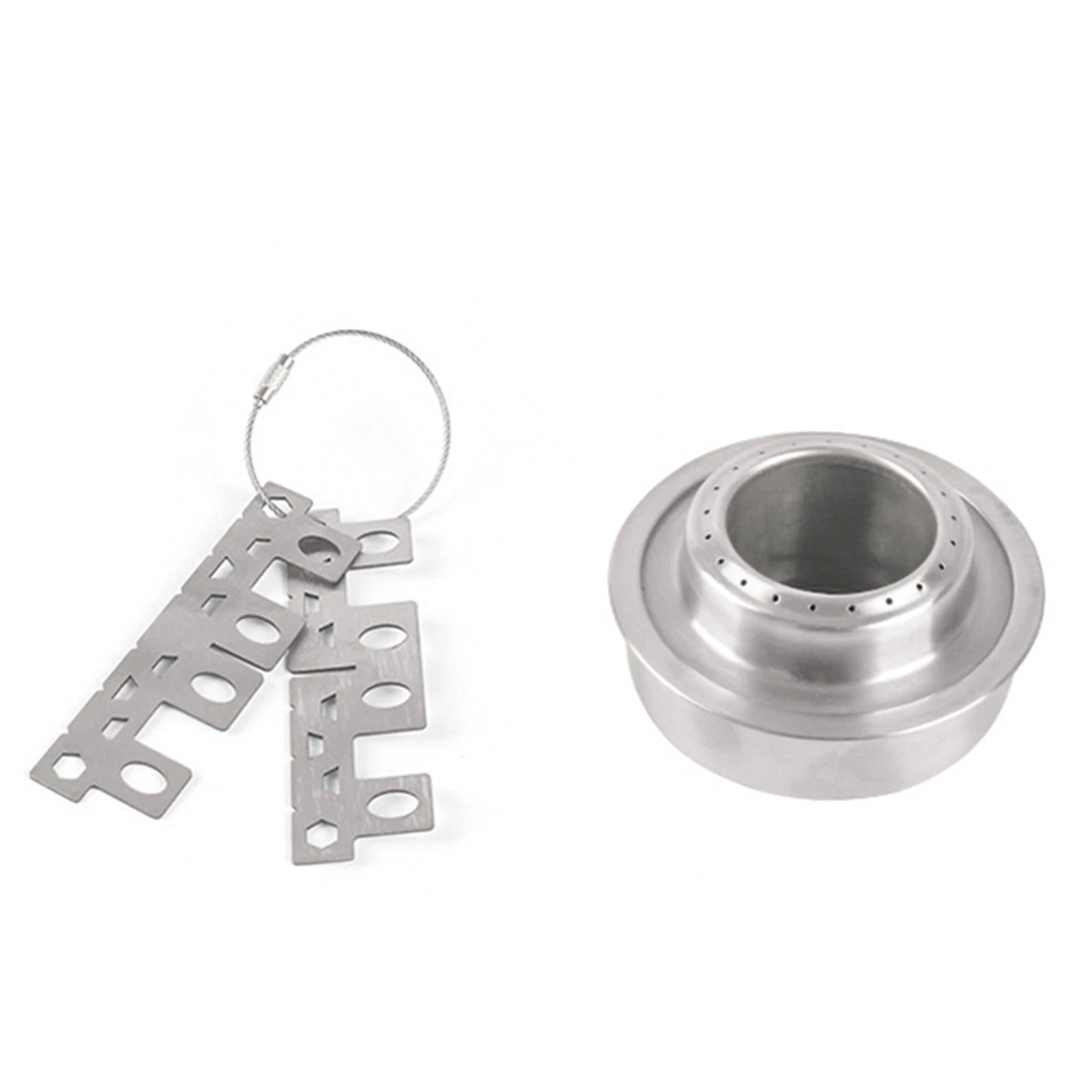 Steel Outdoor Portable Camping Alcohol Stove Cooking Burner With