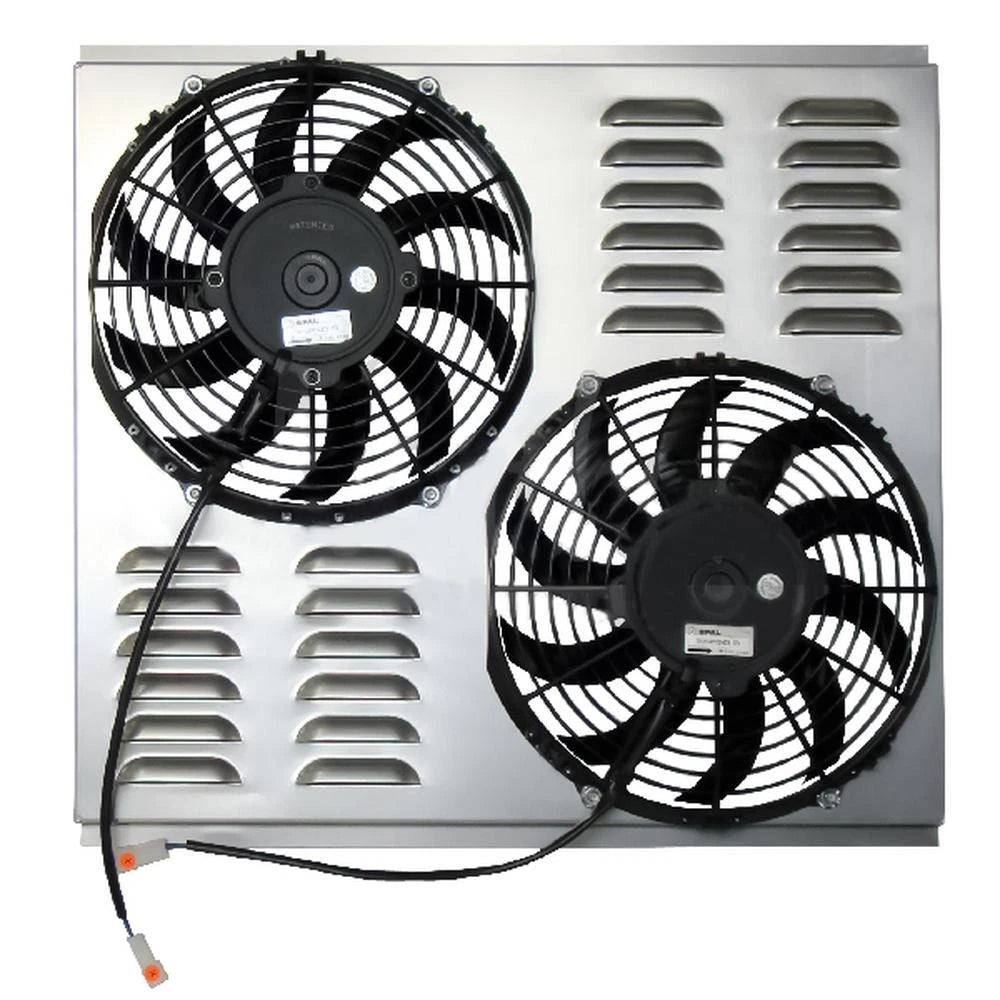 Z40091 Dual 10" Electric Fan & Shroud - 18 1/8 X 20 3/4 X 2 5/8