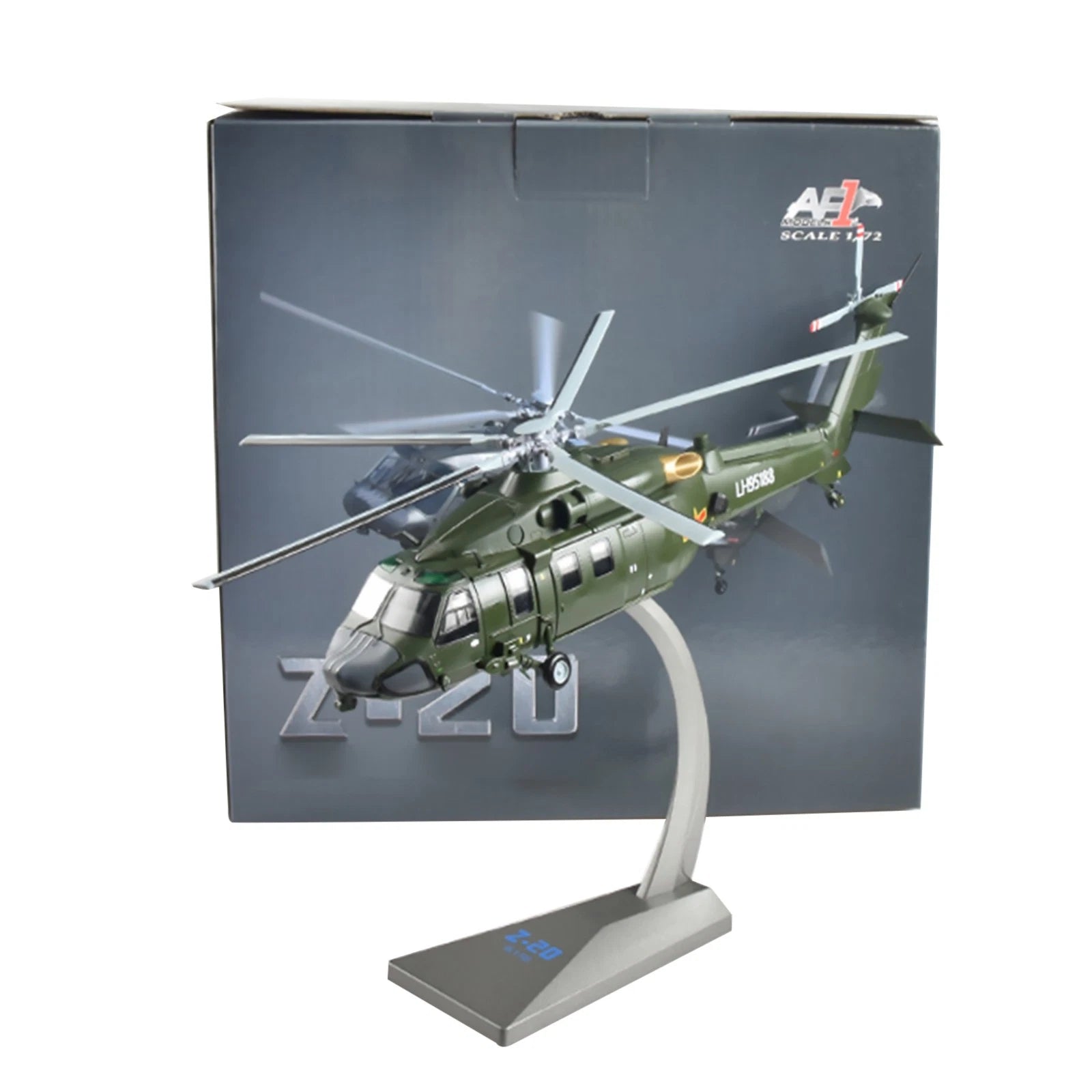 1/72 Armed Straight 20 Helicopter Model Z-20 Aircraft Alloy Military