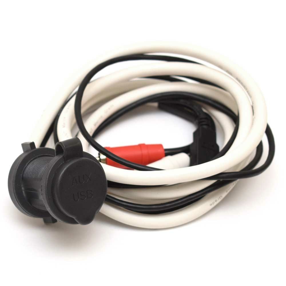 Boat USB/Stereo AUX Port with Cables 58 Inch