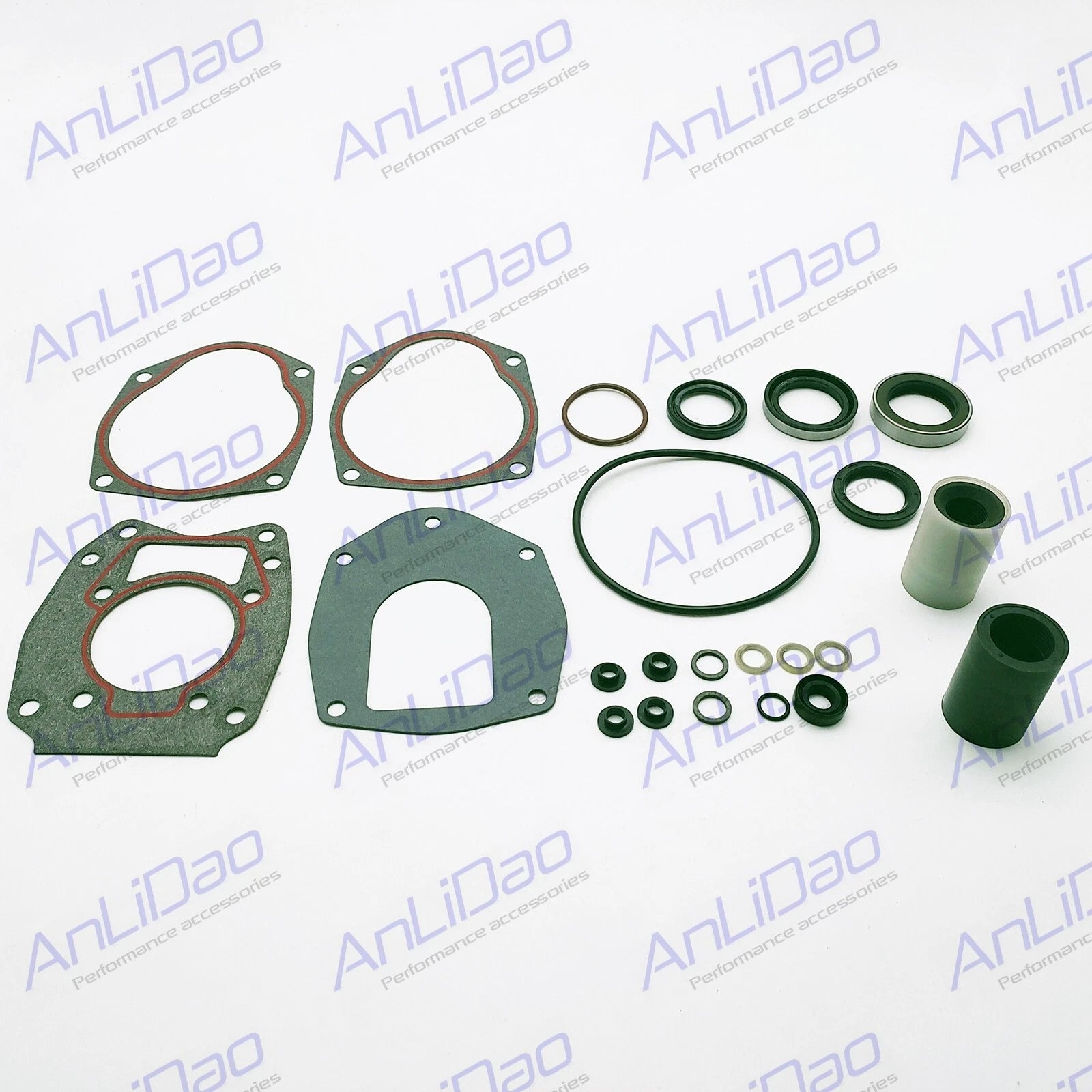 Fit Mercury 80 90 100 115 125hp Lower Unit Gearcase Seal Kit