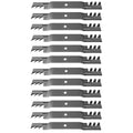 Qty 12: Toothed Mulching Mower Blade Fits Husqvarna Replaces 578431911