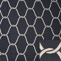 Boat Patterned Fabric Twist Dark Chain Link 56 Inch by Morbern