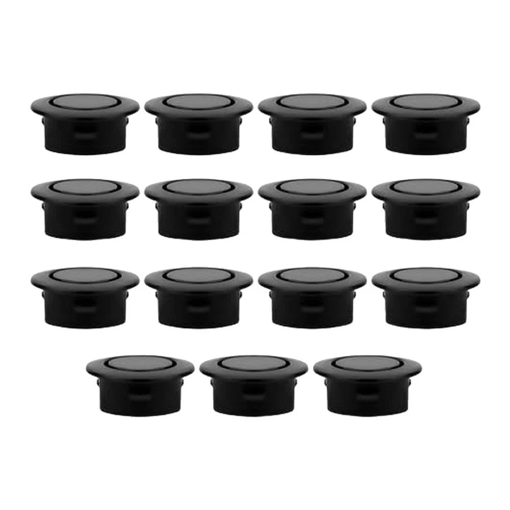 20pcs Rear Bumper Sensor Hole Cover Black Decorative For Vehicle