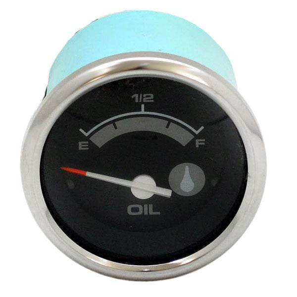 Teleflex Boat Oil Level Gauge 66392H – Ranger 2 Inch Silver Black by Teleflex