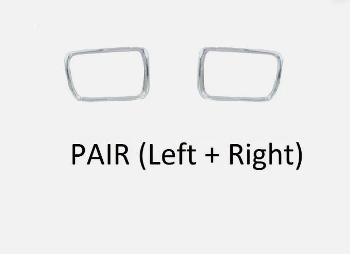 Chrome Abs Grill Trim Cover Pair For Bmw For 5 Series For E34 1992 To