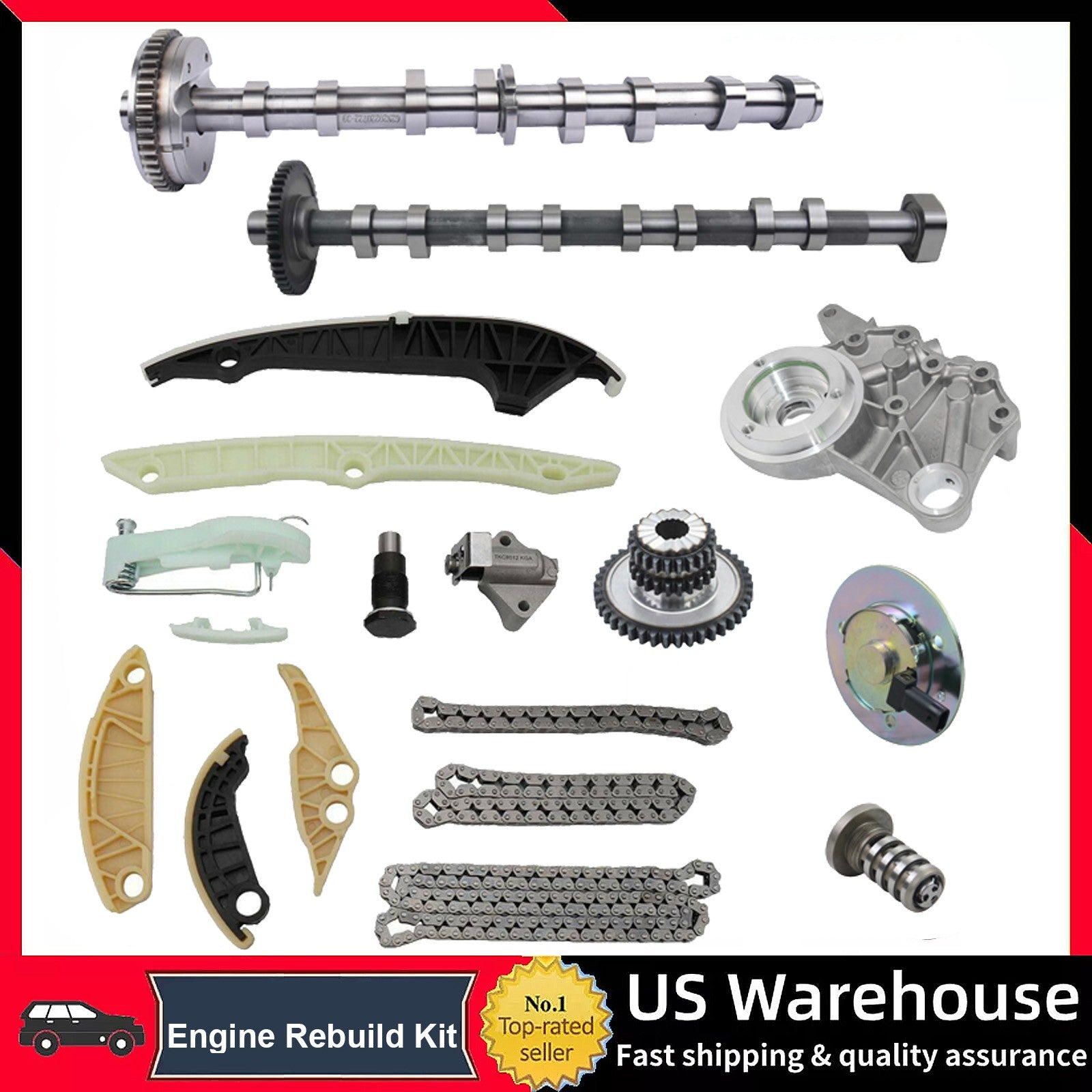 Camshaft + Timing Chain Kit Audi A3 TT VW by Audi