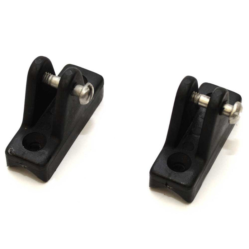 SeaArk Boat Bimini Bracket Mounts Black Plastic by SeaArk