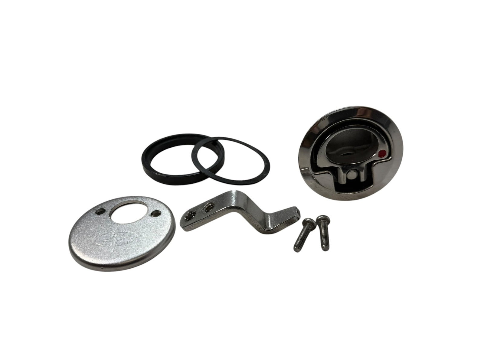 Gemlux Marine Latch Face 2 3/8" Cutout 1 7/8" Non-locking, Offset Cam