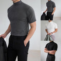 Half High Collar Tee for Casual Wear
