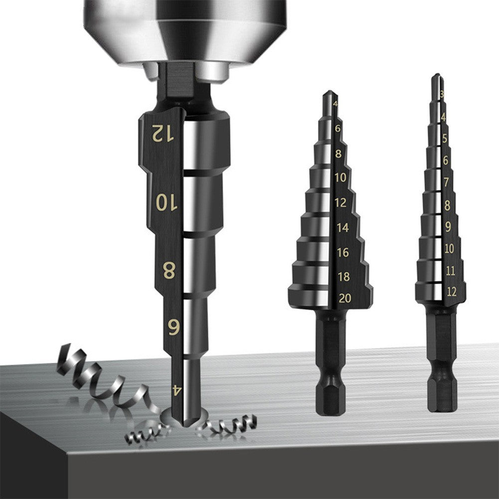 HSS Steel Step Drill Bit for Home Use