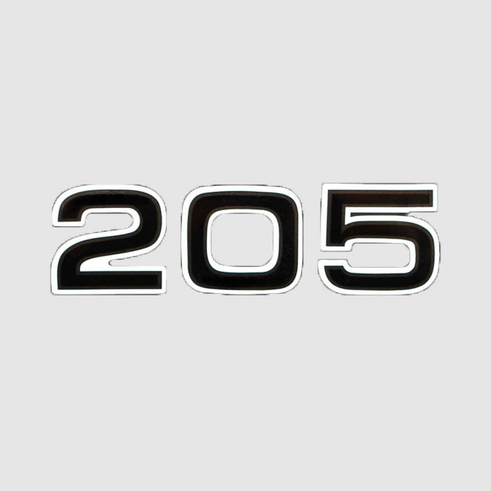 Ranger Boat Number Decal 5 3/8 x 1 1/2 Inch by Ranger