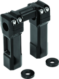 Kuryakyn 5 Inch Billet Handlebar Risers Black For Harley Davidson