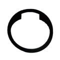 Hatch Latch Spacer Southco Black 2 3/8 x 1/4 Inch by Southco