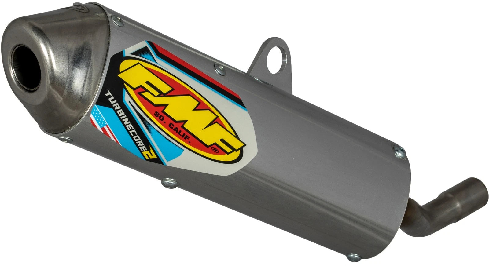 Fmf T Core 2 S/a Silver Silencer For Beta 125 Rr 2018 Offroad Exhaust