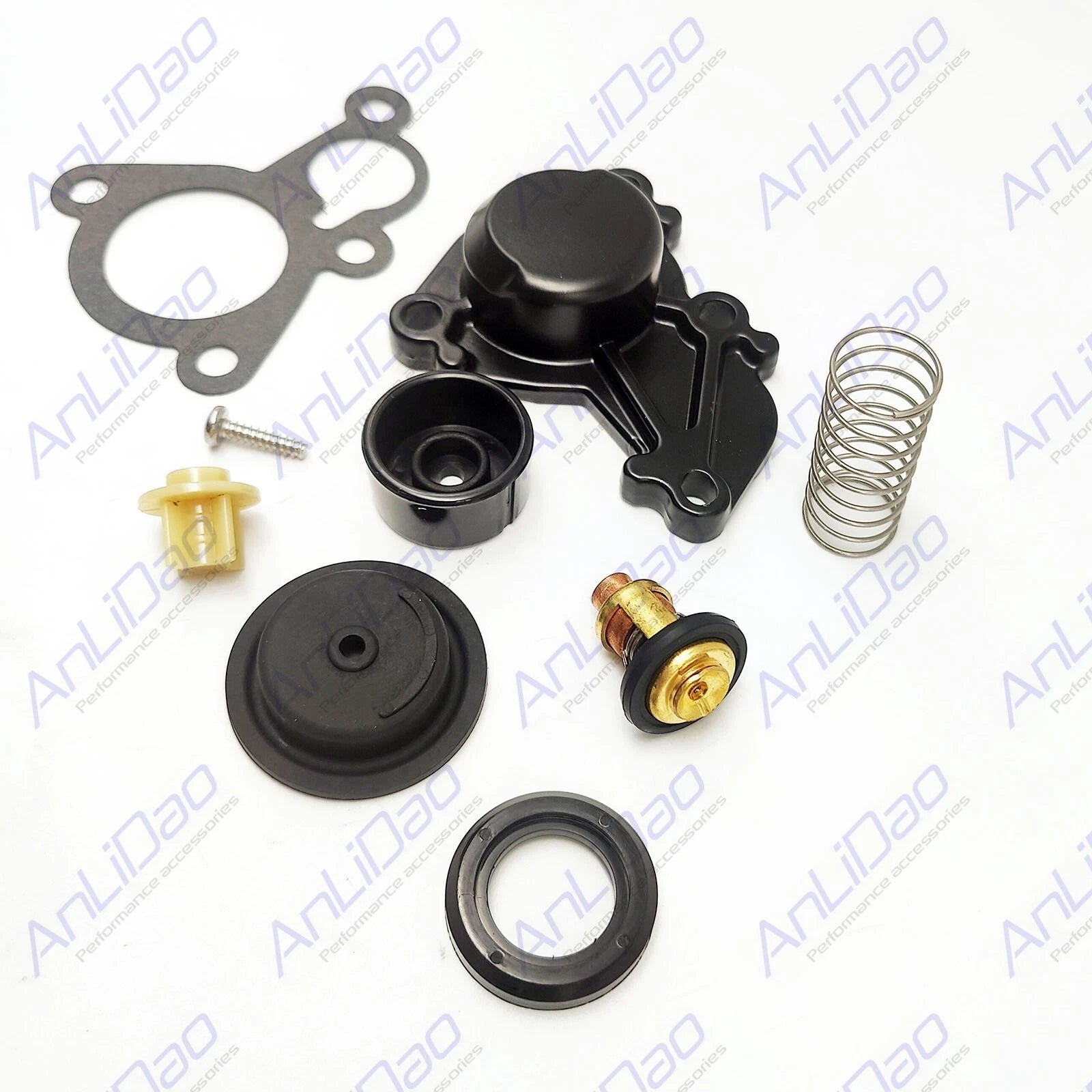 Fit Mercury 40hp-60hp Outboard 50℃ Thermostat Cover Poppet Kit 14586a