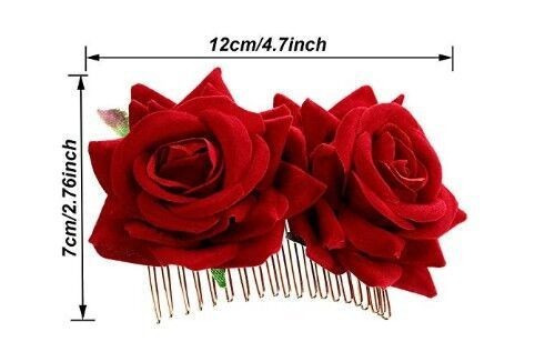 Floral Hair Clip Compact Everyday Hairpin