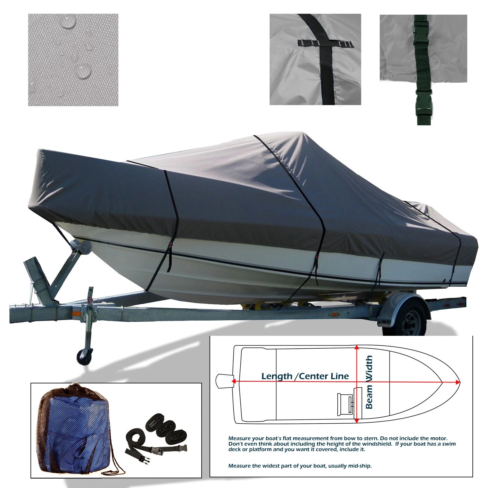 Blue Wave 2000 Classic Center Console Trailerable Fishing Waterproof