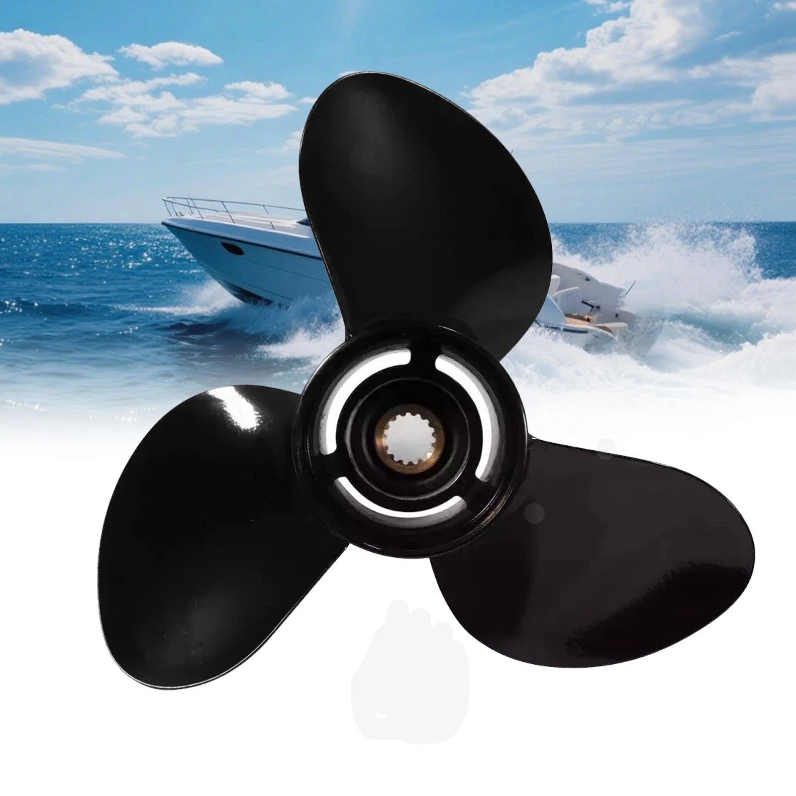 16 X 18 1/2 Aluminum Outboard Propeller Fit Suzuki 150-300hp,15
