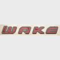Malibu Boat Raised Emblem Decal 5974387 | Wakesetter Red / Dark GrayOp