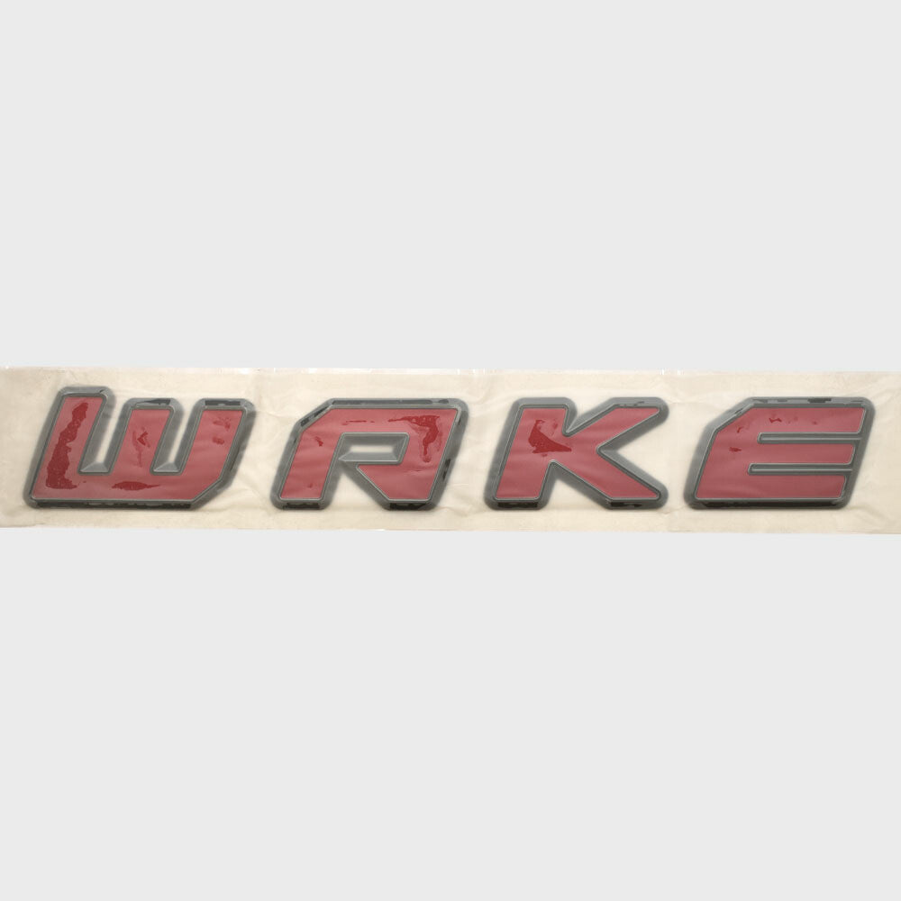 Malibu Boat Raised Emblem Decal 5974387 | Wakesetter Red / Dark GrayOp
