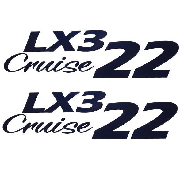 G3 Boat Decal LX 322 Cruise Blue Pair by G3