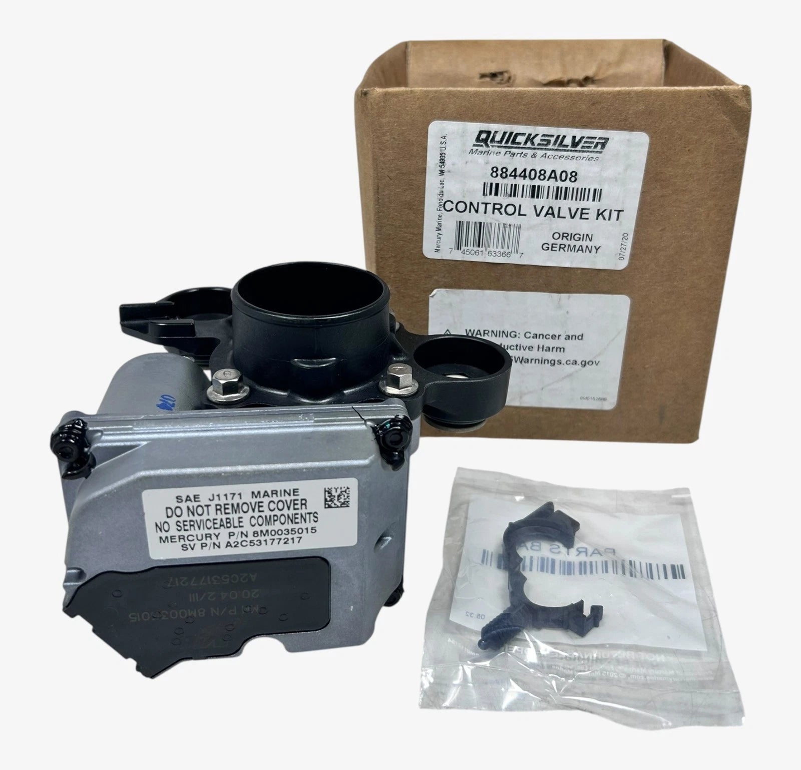 Mercury Quicksilver 884408a08, Intake Control Valve Kit, Oem - New