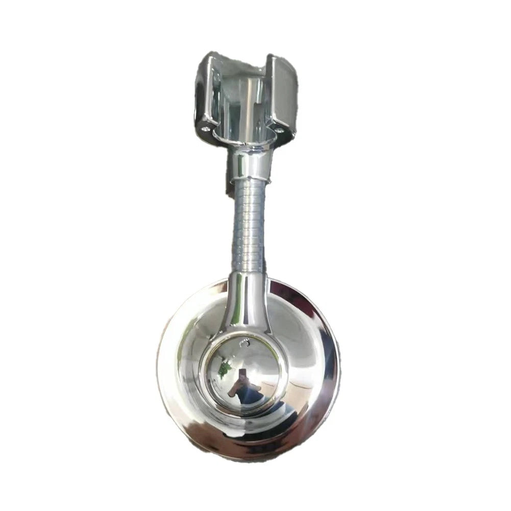 Elegant Chrome Shower Head Holder With Suction Cup | Hook & Hull Co