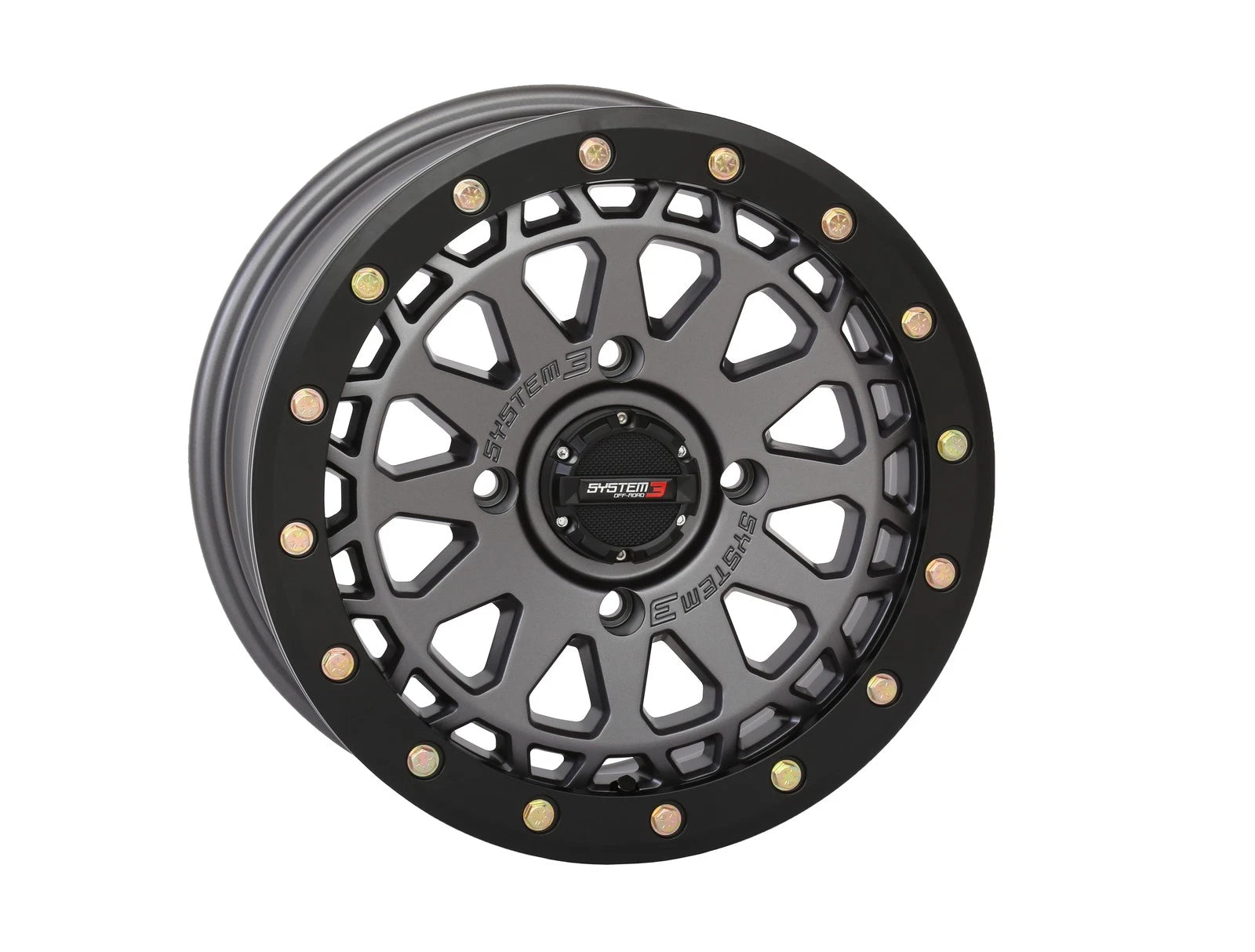 System 3 Sb6 Bl Wheel 15x7 +45mm Offset Fits Can-am Maverick X3
