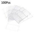 45*45mm Double Pocket Vinyl Coin Flips Platic Pvc Bag For Storage