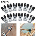 Set Brake Pipe Clips Rubber Lined P Clips 3/16 (4.7mm) Lines Parts Uk