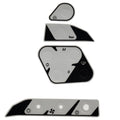 Sea-doo Boat Switch Decal | 180 Challenger Se Gray / Black (Set Of 4)