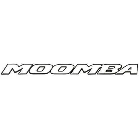 Moomba Boat Brand Decal White Black Sticker by Moomba
