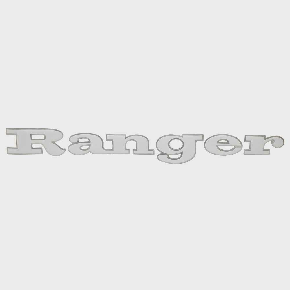 Ranger Boat Raised Emblem Decal 204482 White Logo Sticker by Ranger