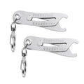 Stainless Steel Bolt Size Identifier - Thread Gauge With Keychain