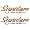 Sun Tracker Boat Signature Decals 111435 Gold Pair by Sun Tracker