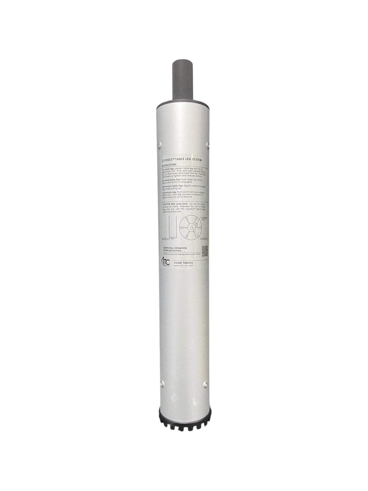 Itc Cypress, Replacement Leg Poste For Side Table | Hook & Hull Co