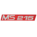 MasterCraft Boat Decal MS 215 Red Silver by MasterCraft